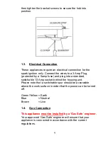 Preview for 9 page of montpellier MON-GH30BG Installation And Operating Instructions Manual