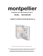 montpellier MON-MRF48W Installation And Operating Manual предпросмотр