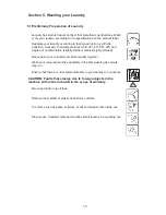 Preview for 18 page of montpellier MON-MW5100P Installation And Operating Instructions Manual