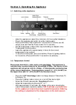 Preview for 9 page of montpellier MON-WS94SDX Installation And Operating Instructions Manual