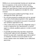 Preview for 5 page of montpellier MRF48W-1/BK Installation And Operating Instructions Manual