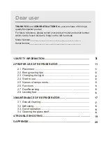 Preview for 3 page of montpellier MS150W Installation And Operating Instructions Manual