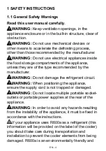 Preview for 4 page of montpellier MS166W Installation And Operating Instructions Manual