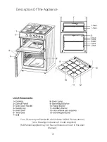 Preview for 3 page of montpellier MTG60LS Installation And Operating Instructions Manual