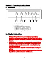 Предварительный просмотр 12 страницы montpellier MTG60LS Installation And Operating Instructions Manual