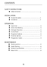 Preview for 3 page of montpellier MW1045W Installation And Operating Instructions Manual