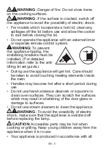 Preview for 6 page of montpellier RMC61DFC Installation And Operating Instructions Manual