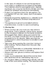 Preview for 9 page of montpellier RMC61DFC Installation And Operating Instructions Manual