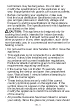 Preview for 7 page of montpellier RMC61GOC Installation And Operating Instructions Manual