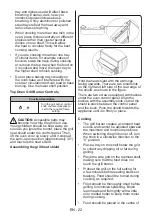 Предварительный просмотр 23 страницы montpellier RMC61GOC Installation And Operating Instructions Manual