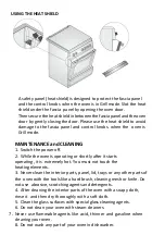 Предварительный просмотр 21 страницы montpellier SCG50W Installation And Operating Instructions Manual