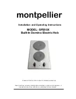 montpellier SP200X Installation And Operating Instructions Manual preview