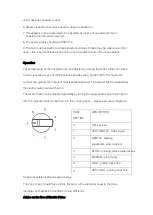 Preview for 6 page of montpellier SP601W Installation And Operating Instructions Manual