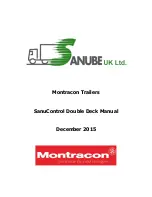 Montracon SanuControl Manual preview