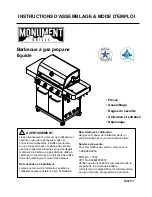 Preview for 47 page of Monument Grills 17842 Assembly & Operating Instructions