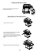 Предварительный просмотр 28 страницы Monument Grills 41847NG Assembly & Operating Instructions