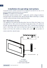 Preview for 16 page of Monzana Deuba 108113 Installation & Operating Instructions Manual