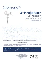 Предварительный просмотр 1 страницы Monzana X-Projector DBLL004 Quick Start Manual