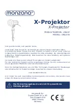 Preview for 1 page of Monzana X-Projector DBLL004 Quick Start Manual