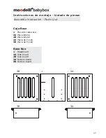 Предварительный просмотр 17 страницы Moodelli Babybox Instructions Manual