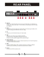 Preview for 6 page of Mooer GE 200 Owner'S Manual