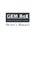 Preview for 1 page of Mooer GEM Box Owner'S Manual