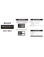 Предварительный просмотр 1 страницы Mooer Macro Power 512 Owner'S Manual