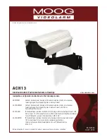 Moog Videolarm ACH13 Installation And Operation Instructions Manual preview