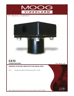 Moog Videolarm CA15 Installation And Operation Instructions Manual preview