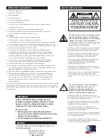 Предварительный просмотр 2 страницы Moog Videolarm CA15 Installation And Operation Instructions Manual