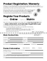 Preview for 8 page of Moog Videolarm DEPUTY DOME DDW10CN2 Installation And Operation Instructions Manual