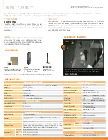 Preview for 2 page of Moog Videolarm DeputyDome DDW10CR2 Specifications