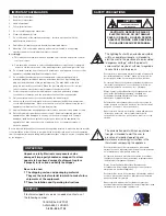 Preview for 2 page of Moog Videolarm FCH360 Installation And Operation Instructions Manual