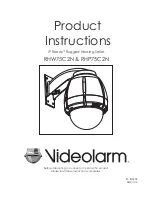 Moog Videolarm IP Ready RHP75C2N Product Instructions preview