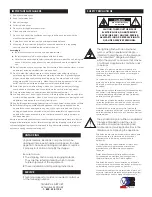 Preview for 2 page of Moog Videolarm Liberty SERIES Installation And Operation Instructions Manual