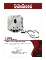 Moog Videolarm PB24RS Installation And Operation Instructions Manual preview