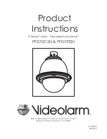 Preview for 1 page of Moog Videolarm PFD75C2N Product Instructions