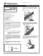 Предварительный просмотр 1 страницы Moog Videolarm PM3 Product Instructions