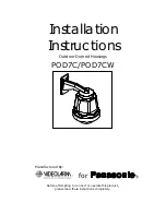 Предварительный просмотр 1 страницы Moog Videolarm POD7C Installation Instructions Manual