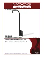 Предварительный просмотр 1 страницы Moog Videolarm PRM30G Installation And Operation Instructions Manual