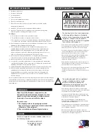 Preview for 2 page of Moog Videolarm QSD SERIES Installation And Operation Instructions Manual