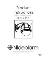 Moog Videolarm QView QRHP Series Instructions Manual preview