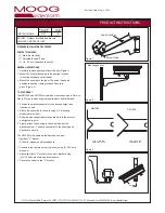 Moog Videolarm WM1200 Product Instructions preview