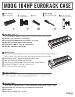 Preview for 1 page of Moog 104HP EURORACK CASE Quick Start Manual