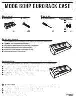 Preview for 2 page of Moog 104HP EURORACK CASE Quick Start Manual