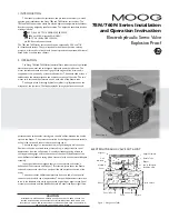 Moog 78N Series Installation And Operation Instruction preview