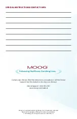 Preview for 12 page of Moog curlin 6000 series Patient Manual