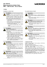 Preview for 2 page of Moog D661-***G series Mounting And Installation Notes