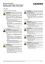 Preview for 5 page of Moog D661-***G series Mounting And Installation Notes