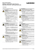 Preview for 5 page of Moog D941 series Mounting And Installation Notes